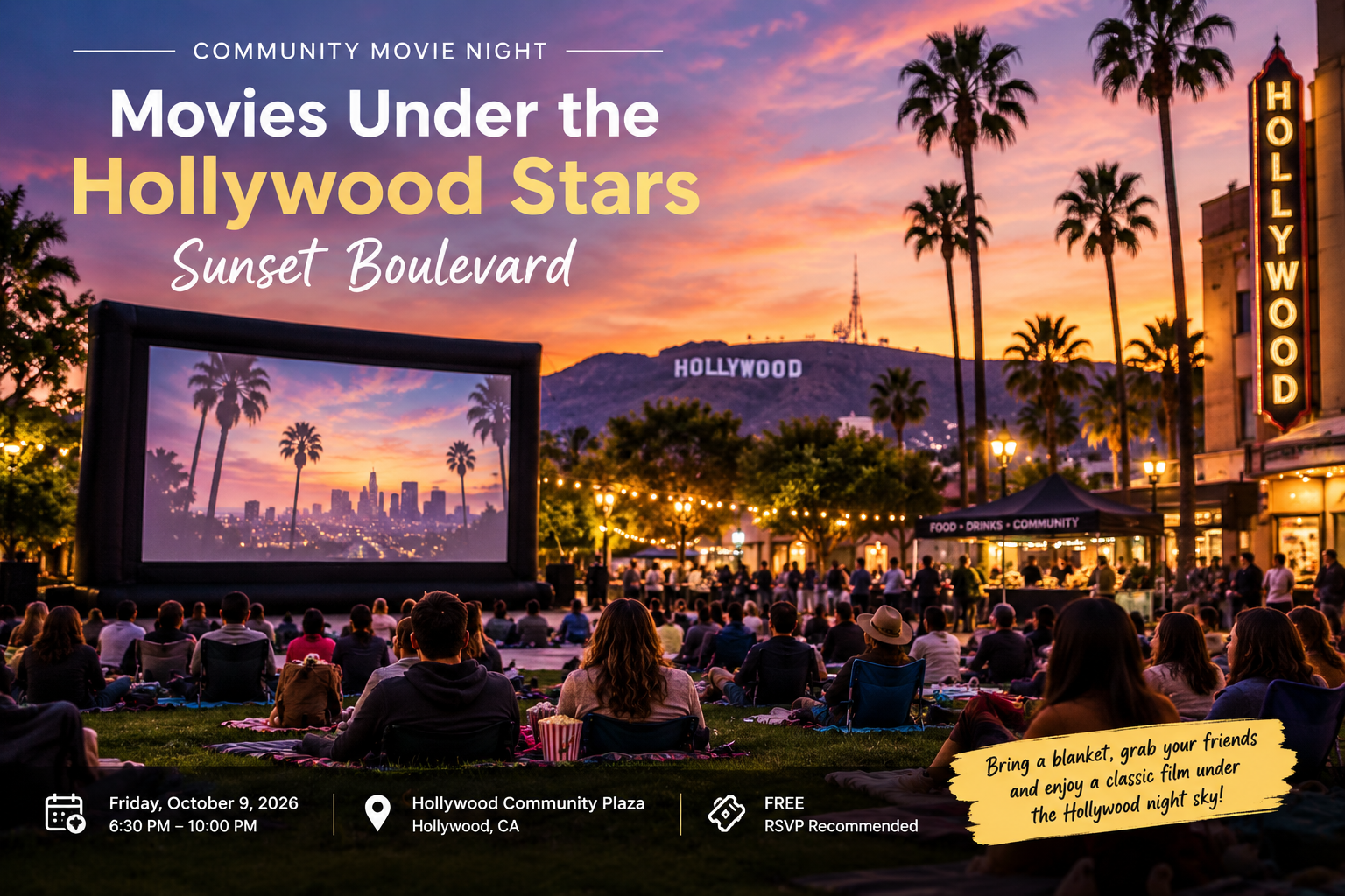 Movies Under the Hollywood Stars: Sunset Boulevard